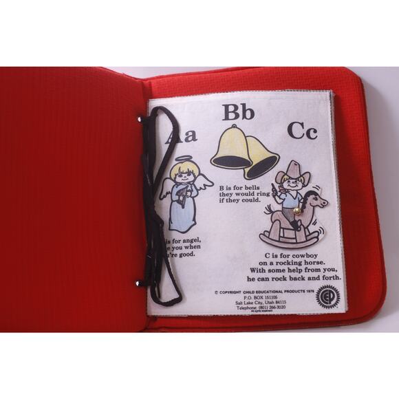 My ABC Quiet Book, Cloth Book, 1976, Child Educational Products, ~ 250809-WH 449 - Picture 2 of 5